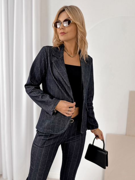 BLAZER FORMINE MARINEBLAU