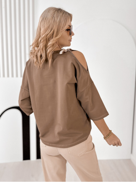 BLOUSE MURREN BROWN