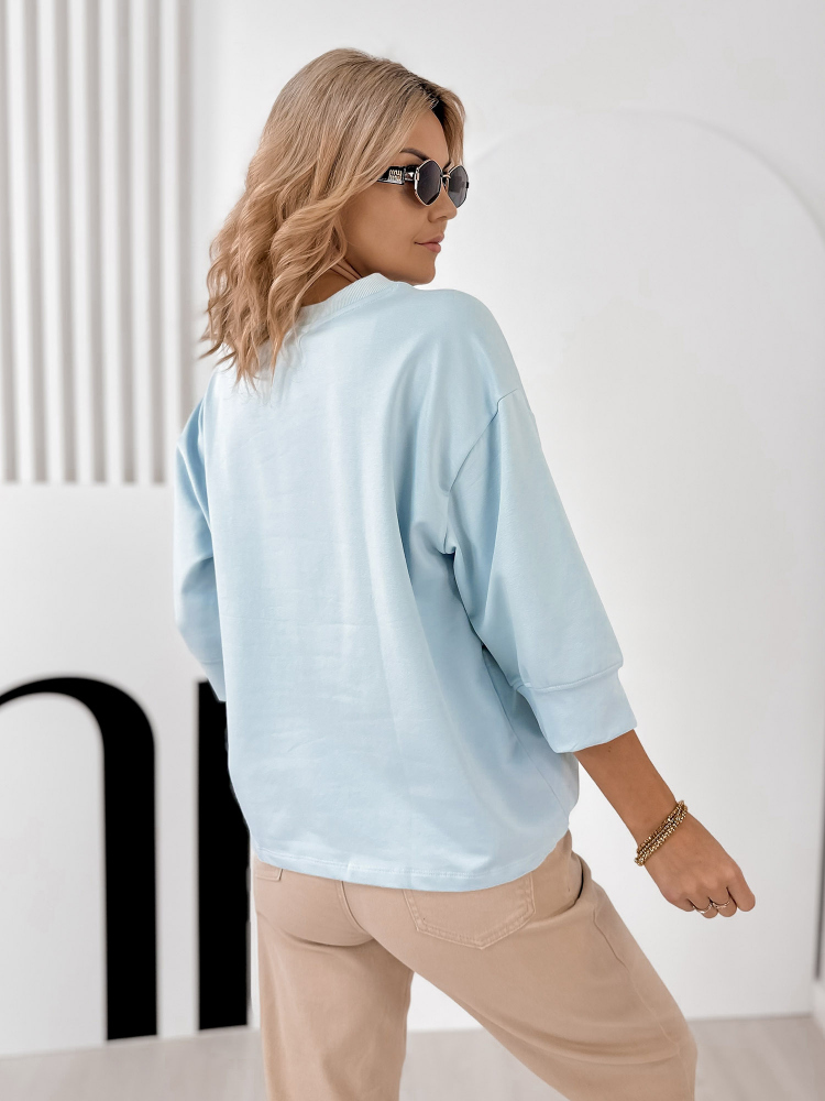 BLUSE MIRVARI BLAU
