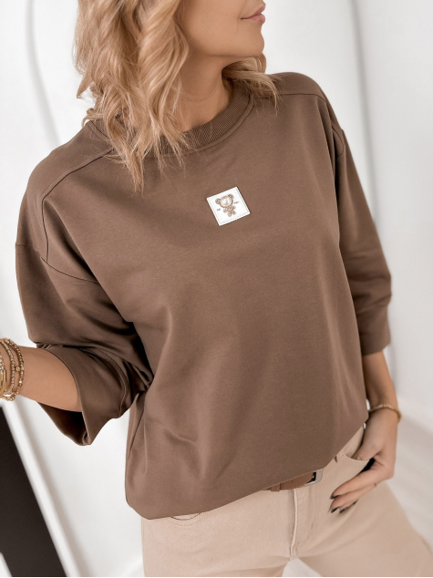 BLOUSE MIRVARI BROWN