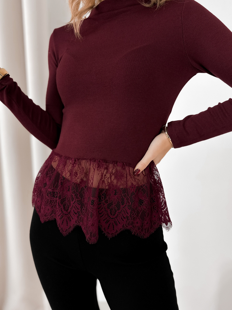 BLOUSE AVERY BURGUNDY
