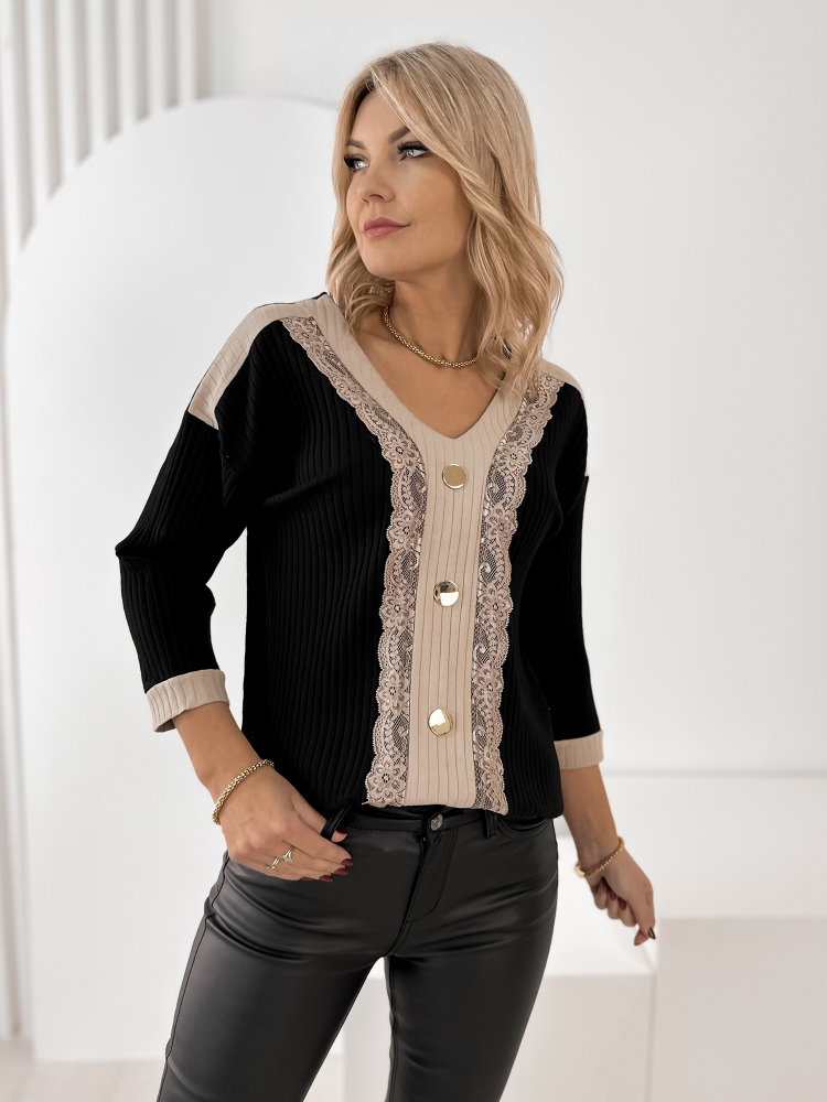 BLOUSE OASIS BLACK