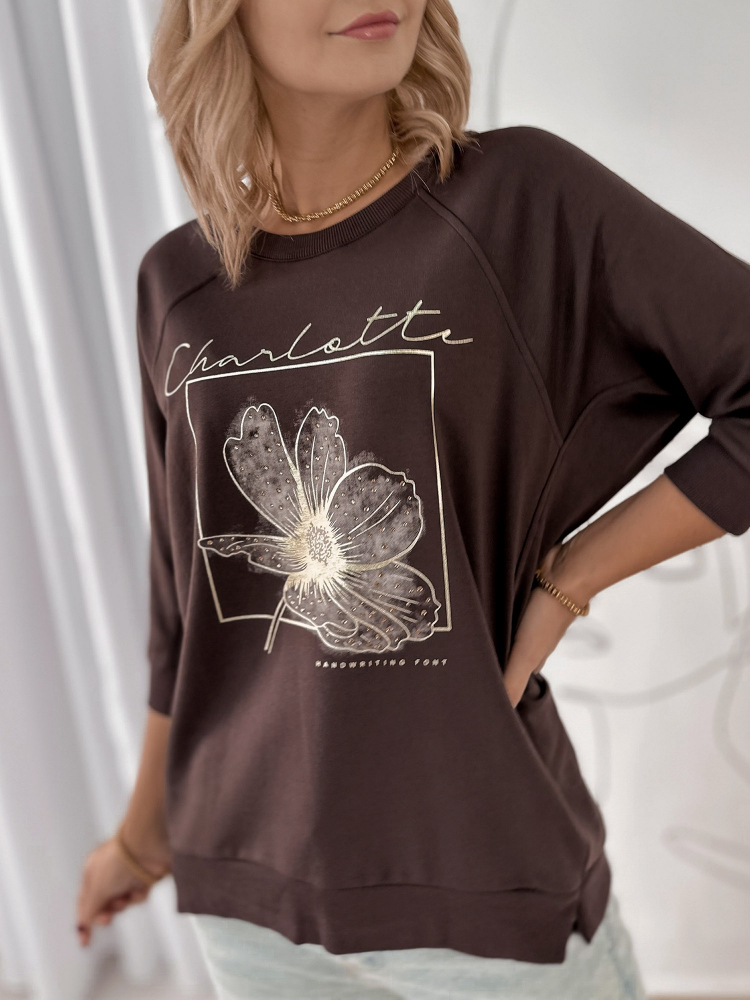 BLOUSE ARMITAGE DARK BROWN