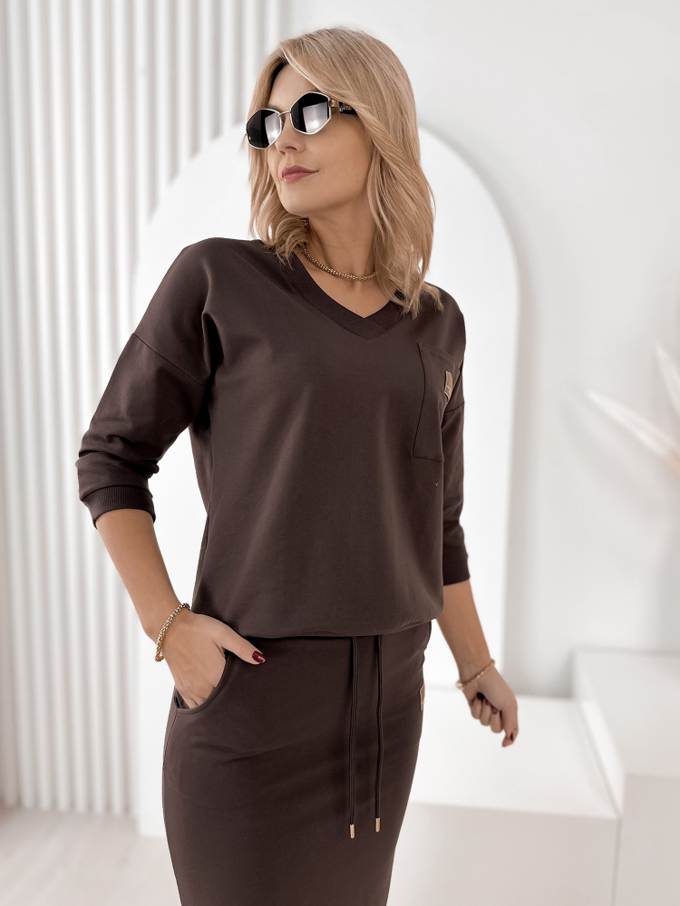 SET RACHEL DARK BROWN