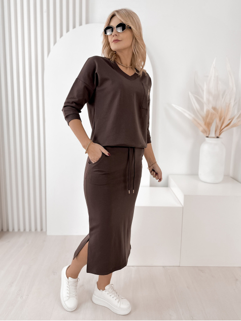 SET RACHEL DARK BROWN