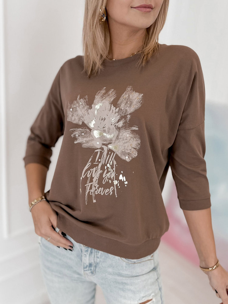 BLOUSE BRIEN BROWN