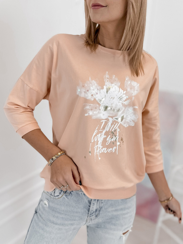 BLUZA BRIEN PIERSICA