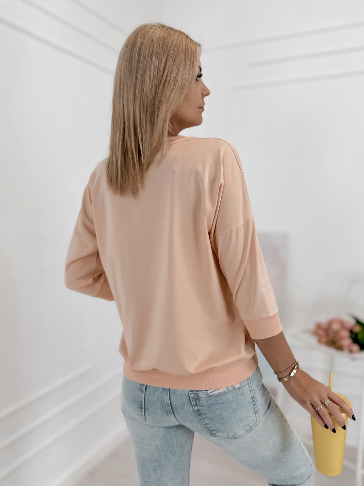 BLUSE MARGERIE PFIRSICHFARBENE