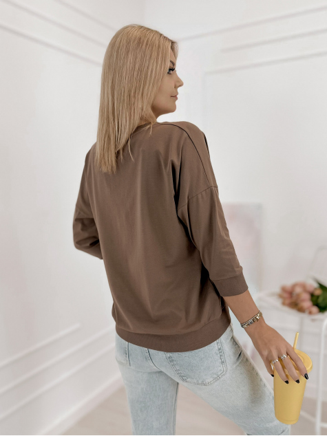 BLUSE MARGERIE BRAUNE