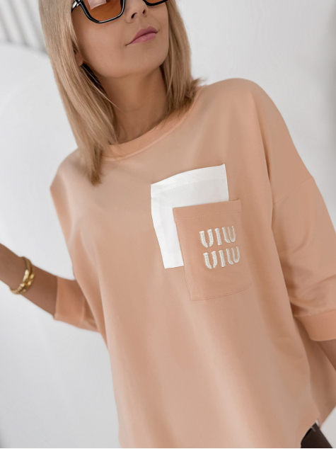BLUZA RENLEY PIERSICA