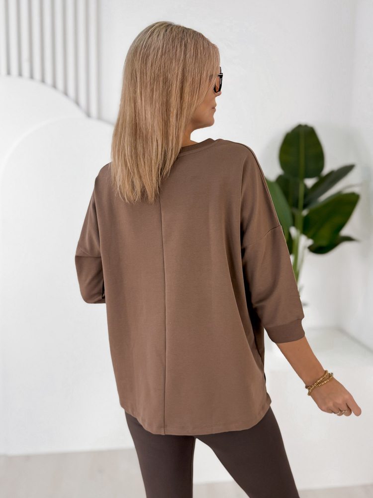BLUSE RENLEY BRAUNE