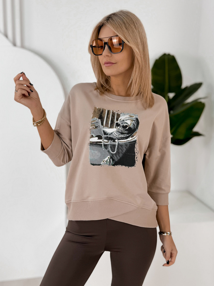 BLUSE MELISANDRE BEIGE