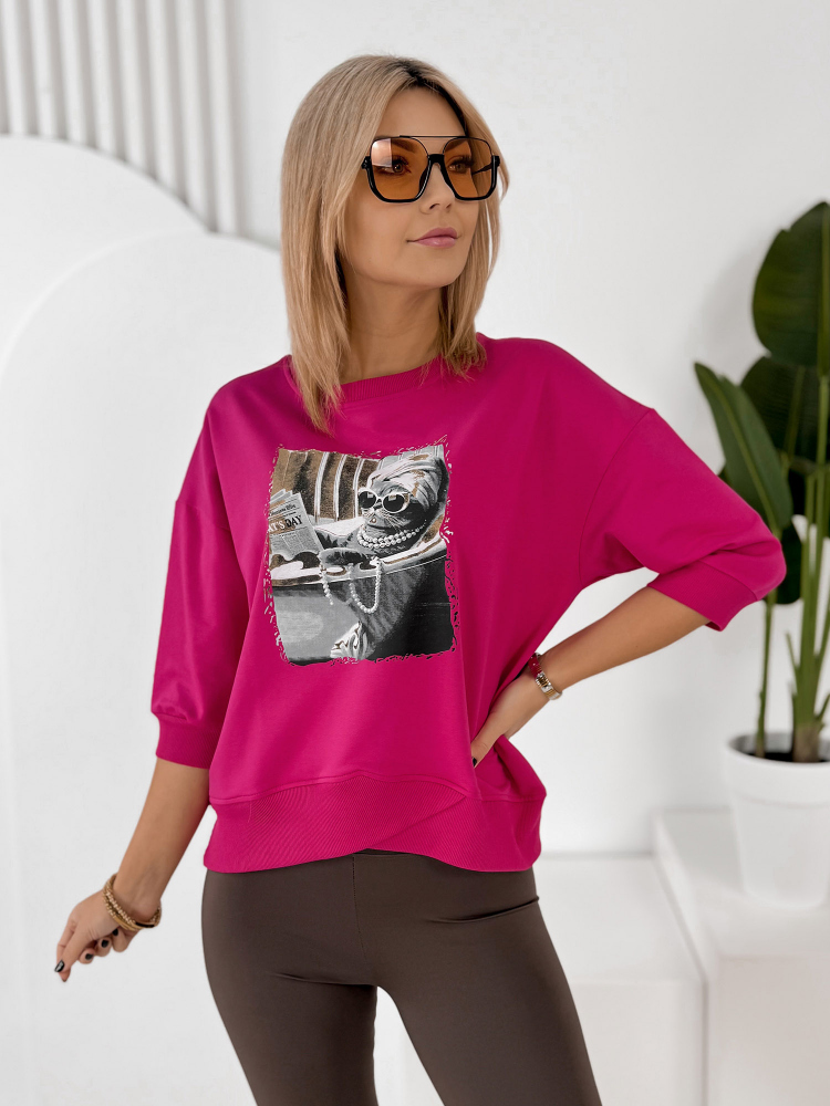 BLUZA MELISANDRE ROZ