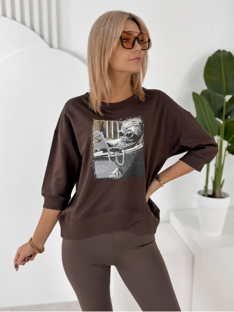 BLUZA MELISANDRE MARO INCHIS