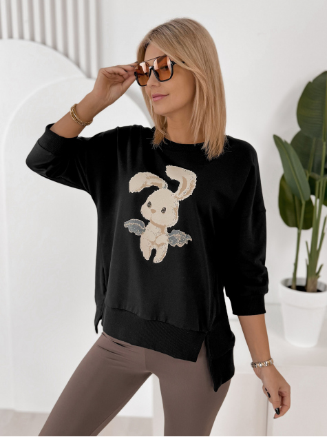 BLUSE FERRANTE SCHWARZ
