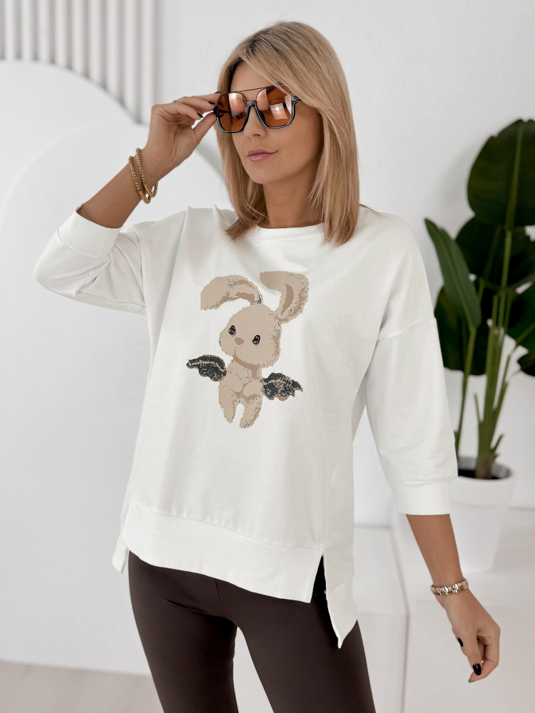 BLOUSE FERRANTE ÉCRU