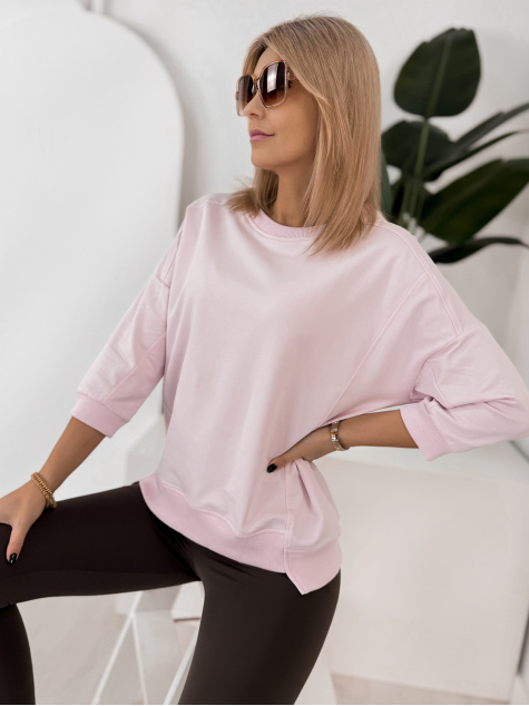 BLÚZ LORRAINE VILÁGOSRÓZSASZÍN