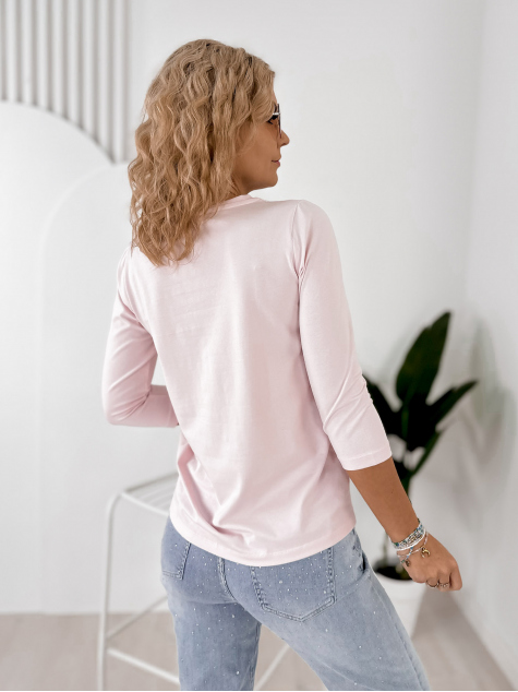 BLUZA JAQUEN ROZ DESCHIS