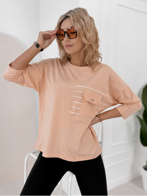 BLOUSE SABINE PÊCHE
