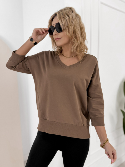 BLUSE PARADI BRAUNE
