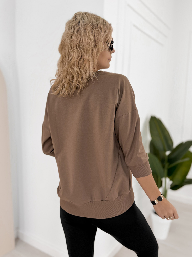BLUSE PARADI BRAUNE