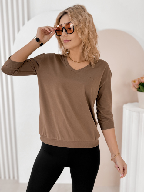 BLOUSE SOLENA BROWN