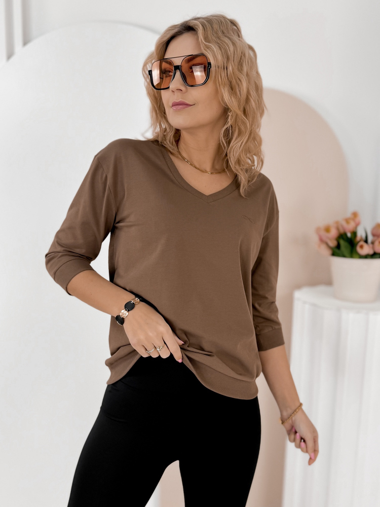 BLOUSE SOLENA BROWN