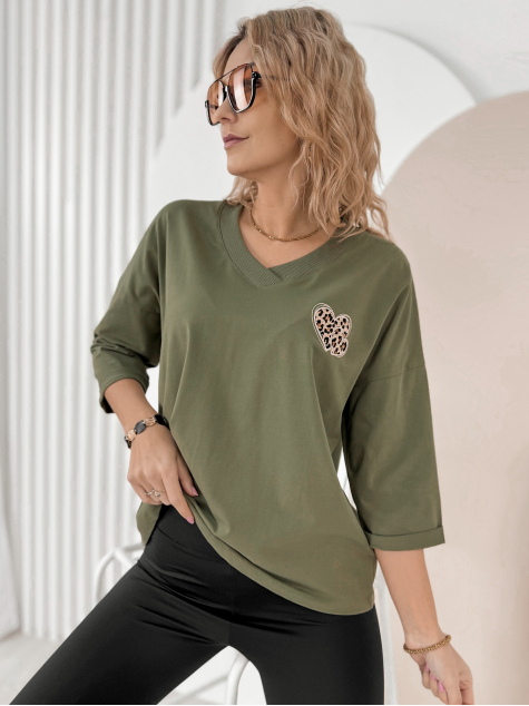 BLOUSE PHILIPE KAKI
