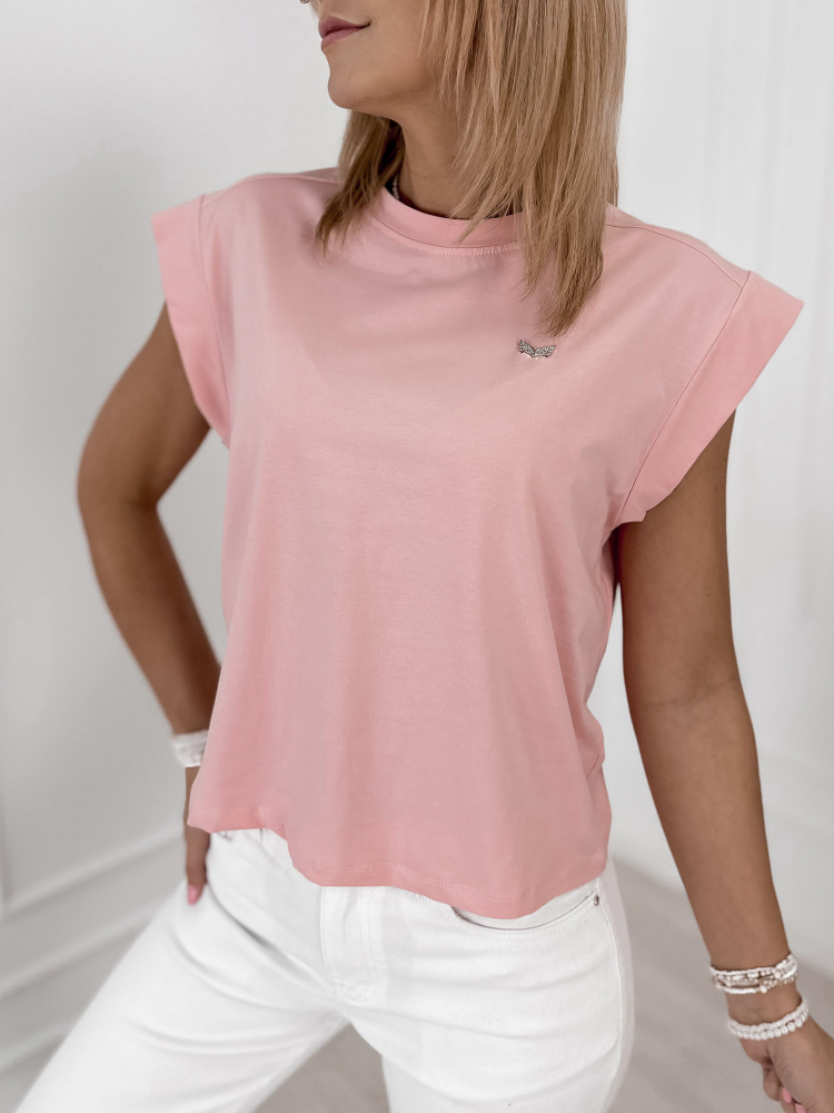 BLOUSE AMARIEL ROSE POUDRE