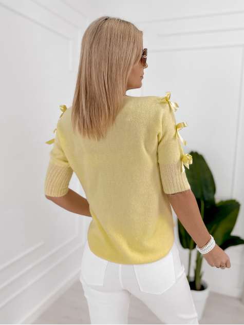 SWEATER JAUNE CORALINE