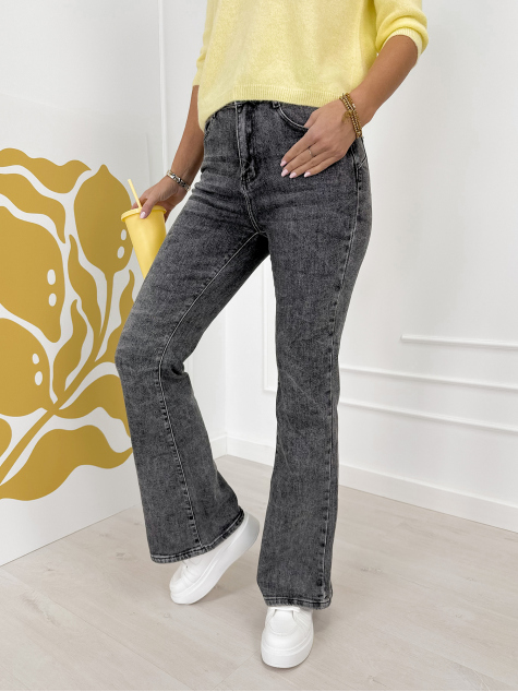 KALHOTY BROOKLYN JEANS ŠEDÉ