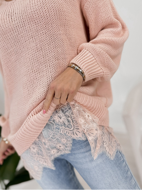 PULLOVER LENOX PUDERROSA