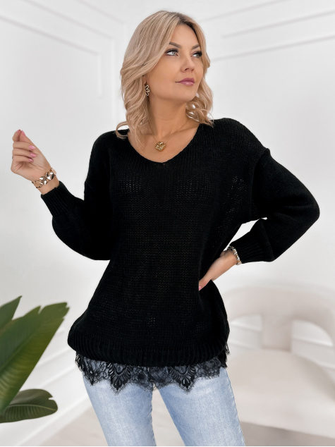 PULLOVER LENOX SCHWARZ