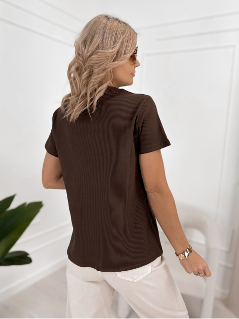 BLOUSE IMANI DARK BROWN