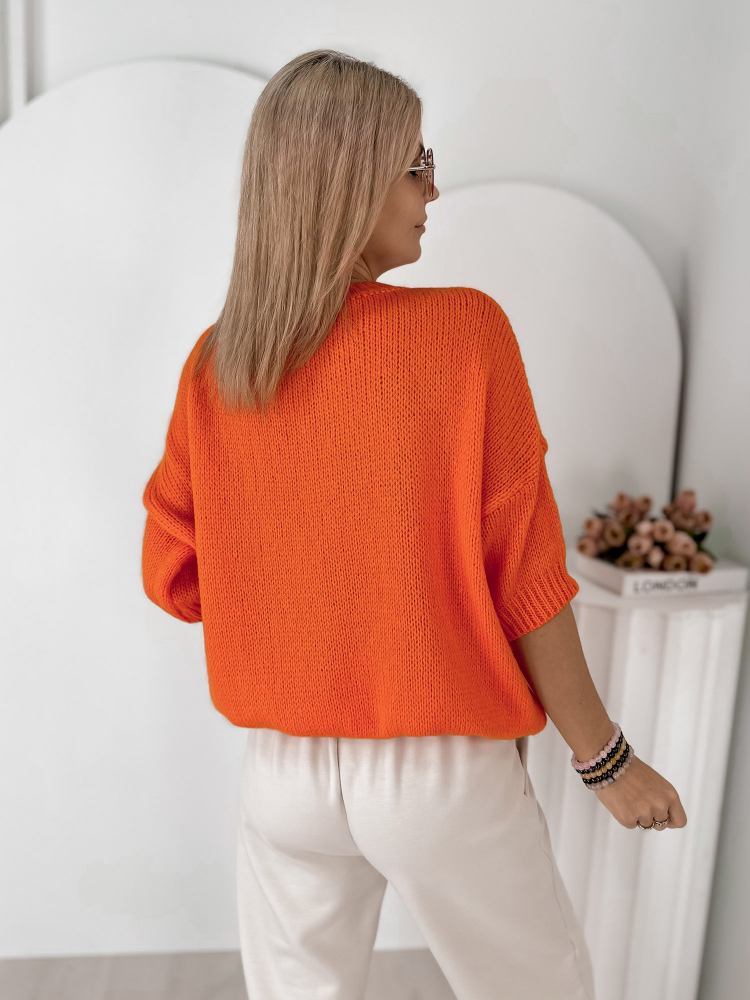 PULLOVER PARKER ORANGEFARBENER