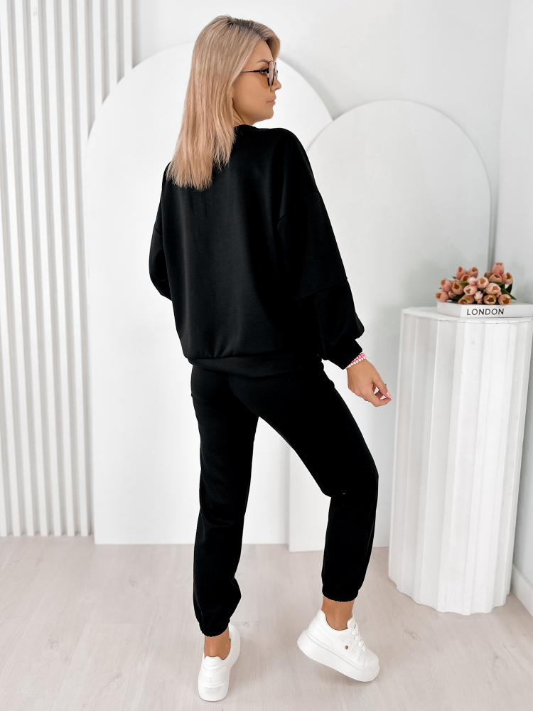 SET KLEID INDIGO SCHWARZ