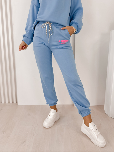 ENSEMBLE ROBE INDIGO BLEU