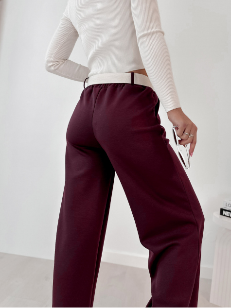 PANTALON ROWAN BORDEAUX