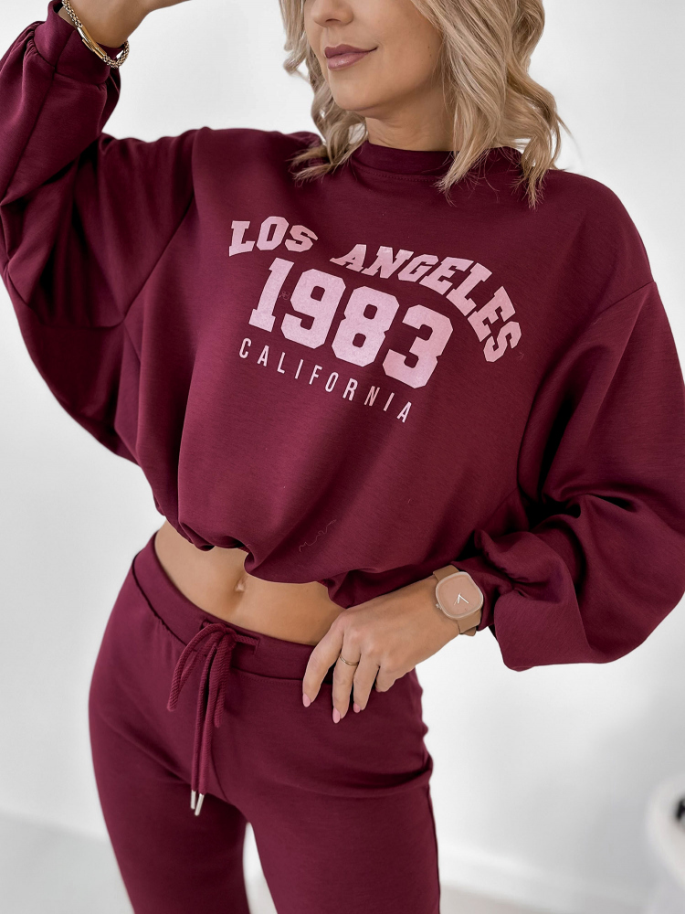 ENSEMBLE ROBE LAUREL BORDEAUX