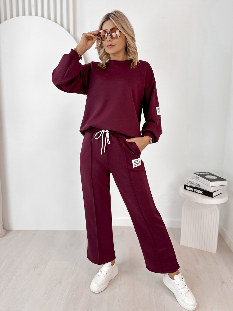 SET DRESS CORTEZ BORDEAUX