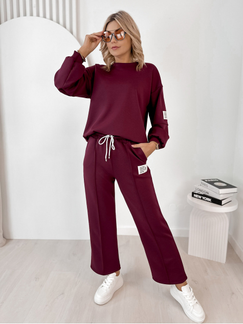 SET DRESS CORTEZ BORDEAUX