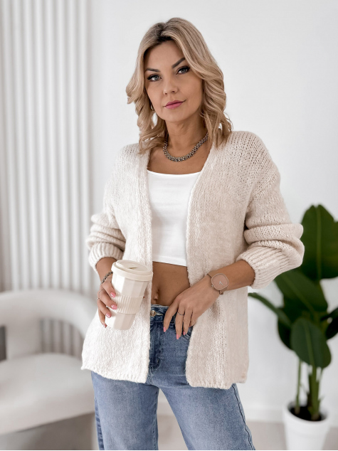 STRICKJACKE VISTA BEIGE
