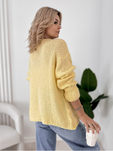STRICKJACKE VISTA GELB