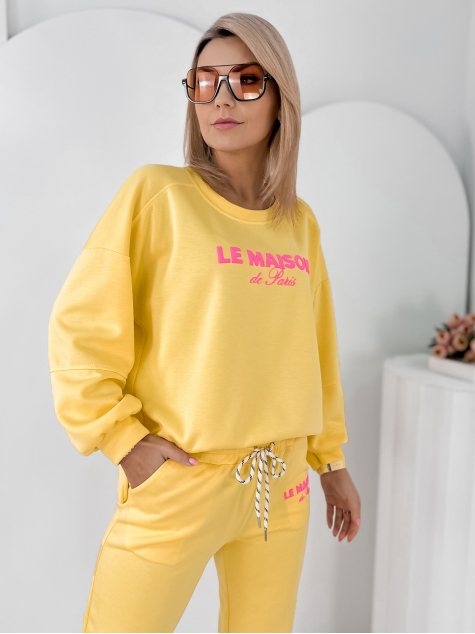 SZETT EDZŐRUHA INDIGÓ SÁRGA