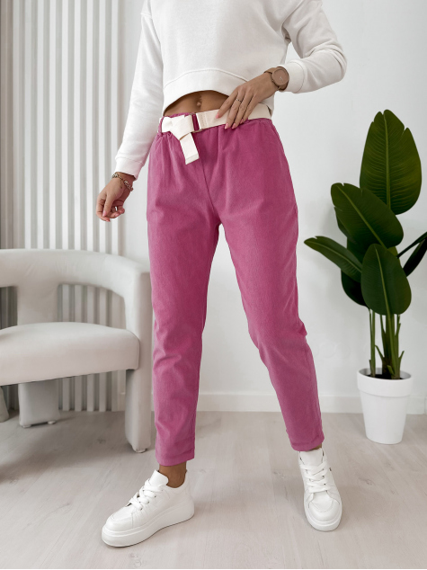 PANTALONI CORDUROY ADDISON ROZ