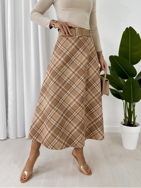SKIRT ETHNE BEIGE