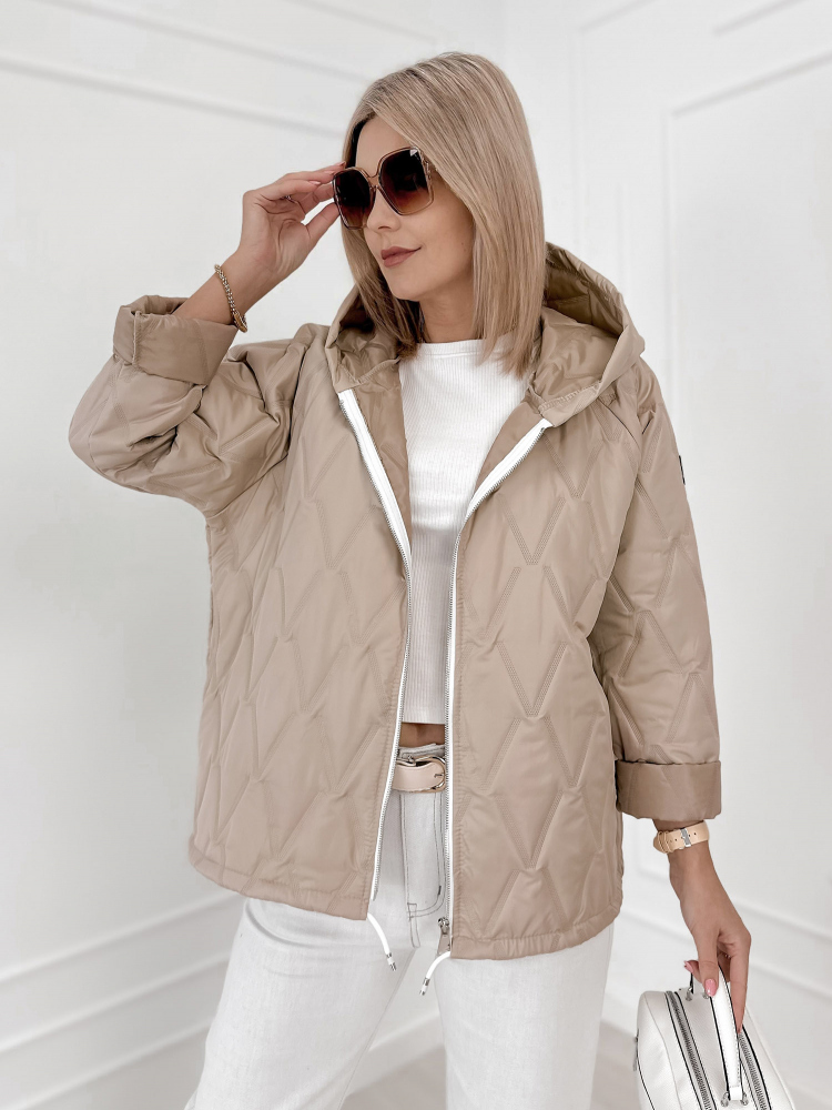 JACKET ELINOR DARK BEIGE