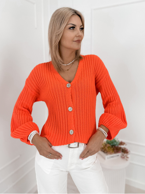 CARDIGAN NASHVILLE ORANGE