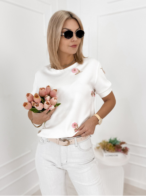 BLUZA TINSLAY ECRU