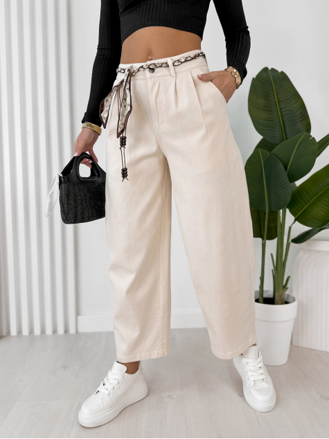 PANTALONI DELANEY BEJ